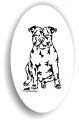 Produktbild von Amberdog Staffordshire Bull Terrier Sticker