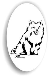 Produktbild von Amberdog Sticker Aufkleber Deutscher Spitz