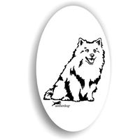 Produktbild von Amberdog Sticker Aufkleber Deutscher Spitz