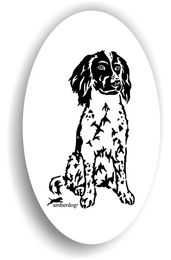 Produktbild von Amberdog Sticker Kleiner Münsterländer