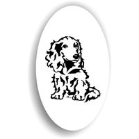 Produktbild von Amberdog Sticker Langhaar Dackel