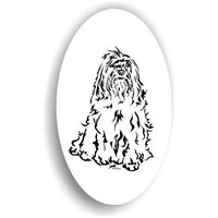 Produktbild von Amberdog Tibet Terrier Sticker