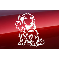 Produktbild von Amberdog Wandtattoo Langhaar Dackel Aufkleber Schwarz 50cm