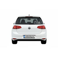 Produktbild von Amberdog Wandtattoo Mops Auto und Wohnmobil Aufkleber Schwarz 20cm