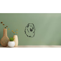 Produktbild von Amberdog Wandtattoo Pyrenäenberghund Auto und Wohnmobil Aufkleber Weiß 50cm