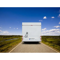 Produktbild von Amberdog Wandtattoo Tervueren Auto Wohnmobil Aufkleber Weiß 30cm
