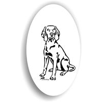 Produktbild von Amberdog Weimaraner Terrier Sticker