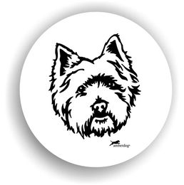 Produktbild von Amberdog West Highland White Terrier Sticker Aufkleber