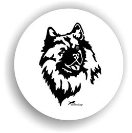 Produktbild von Amberdog Wolfsspitz Aufkleber Sticker