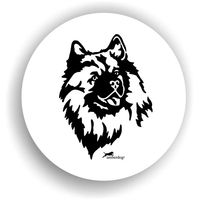 Produktbild von Amberdog Wolfsspitz Aufkleber Sticker