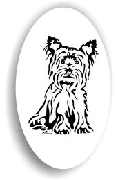 Produktbild von Amberdog Yorkshire Terrier Sticker