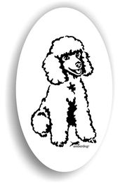 Produktbild von Amberdog Zwergpudel Sticker