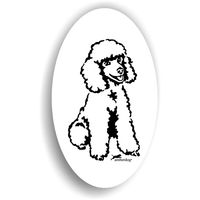 Produktbild von Amberdog Zwergpudel Sticker