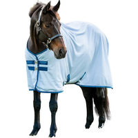 Produktbild von Amerigo Amigo Bug Rug Fliegendecke für Pferde aus Polyester in Blau Weiß