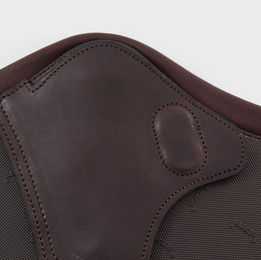 Amerigo Stollenschutzgurt aus Leder mit Magnetverschluss für Vorderzeug Braun 145cm – Bild 1 von 7