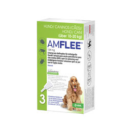 Produktbild von Amflee Combo Spot-on für Hunde 20-40 kg gegen Flöhe, Zecken und Läuse 3 x 268 mg