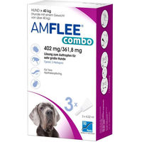 Produktbild von Amflee Combo Spot-On für Hunde ab 40kg gegen Flöhe und Zecken
