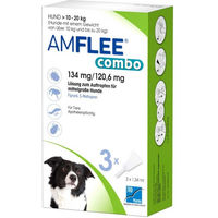 Produktbild von Amflee Combo Spot-On für Hunde mittlerer Rassen gegen Flöhe und Zecken 10-20kg