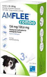 Amflee Combo Spot-On für Hunde mittlerer Rassen gegen Flöhe und Zecken 10-20kg – Bild 1 von 1