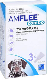 Amflee combo Spot-On gegen Flöhe und Zecken für große Hunde 20-40kg – Bild 1 von 5