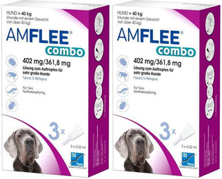 Produktbild von Amflee Combo Spot-On gegen Flöhe und Zecken für sehr große Hunde und Riesenrassen