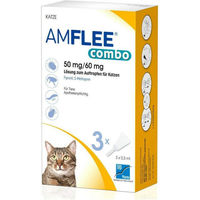 Produktbild von Amflee Combo Spot-On Lösung für Katzen 50 mg - 60 mg 3 Stück