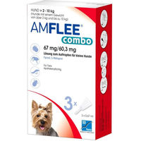 Produktbild von Amflee Combo Spot-On Pipette gegen Flöhe und Zecken für kleine Hunde 2-10kg