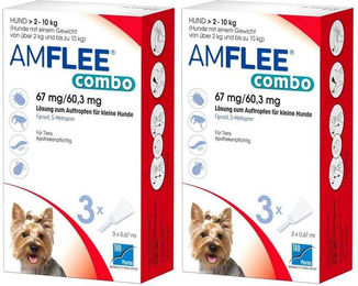 Amflee Spot-On für kleine Hunde gegen Flöhe und Zecken 67 mg/60,3 mg – Bild 1 von 1