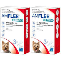 Produktbild von Amflee Spot-On für kleine Hunde gegen Flöhe und Zecken 67 mg/60,3 mg