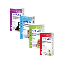 Produktbild von Amflee Spot-on Hund für große Rassen gegen Flöhe und Zecken 3 Pipetten