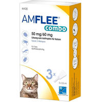 Produktbild von Amflee Spot-On Kombinationslösung gegen Flöhe und Zecken für Katzen