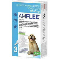 Produktbild von Amflee Spot-On Lösung für große Hunde 20 - 40 kg 3 Stück