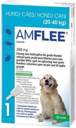 Produktbild von Amflee Spot-On Lösung gegen Flöhe und Zecken für große Hunde