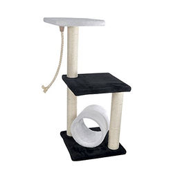 AMI CONFORT Katzen Kratzbaum Komfort Plattform mit Tunnel 85 cm – Bild 1 von 1