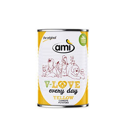 AMI Dog V-Love Yellow Veganes Hundefutter Hypoallergen Suppe 12 x 400g Dose - 400 g – Bild 1 von 2