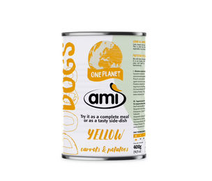 AMI Dog V-Love Yellow Veganes Hypoallergenes Nassfutter für Hunde ohne tierisches Protein 12er Pack 12 x 400g - 12 x 400 g – Bild 1 von 8