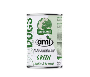 AMI V-Love GREEN Veganes Nassfutter für Hunde Glutenfrei 400g - 12 x 400 g – Bild 1 von 2