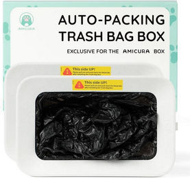 Produktbild von Amicura Müllbox für Katzentoiletten 2er-Pack Weiß aus Kunststoff