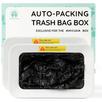 Produktbild von Amicura Müllbox für Katzentoiletten 2er-Pack Weiß aus Kunststoff