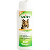 Produktbild von Amigard Hundeshampoo Sensitiv mit Neemöl zur Pflege bei Juckreiz und Hautirritationen für Hunde und Katzen - 250 ml