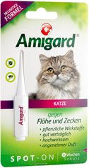 Amigard Spot-On Anti-Parasit für Katzen gegen Zecken und Flöhe 1,5 ml - 1,5 ml – Bild 1 von 5