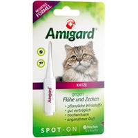 Produktbild von Amigard Spot-On Anti-Parasit für Katzen gegen Zecken und Flöhe 1,5 ml - 1,5 ml