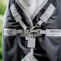 Produktbild von Amigo Bravo 12 Plus VFront 78 Pferdedecke Schwarz/Grau - 250 g