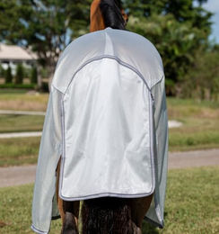 Amigo Bug Buster Fliegendecke von Horseware Ireland in Grau Silber – Bild 1 von 2