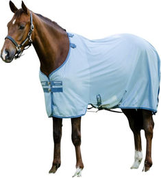 Amigo Bug Rug Fliegendecke für Pferde Heather Blue/Blue & Silver 115 cm – Bild 1 von 1