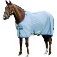 Produktbild von Amigo Bug Rug Fliegendecke für Pferde Heather Blue/Blue & Silver 115 cm