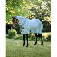 Produktbild von Amigo Fliegendecke Integrated aus Polyester Blau Silber 165 cm