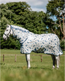 Produktbild von Amigo Fliegendecke Integrated aus Polyester in Silber-Weiß 165 cm