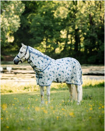 Amigo Fliegendecke Plus für Ponys aus Polyester in Silber-Weiß – Bild 1 von 3