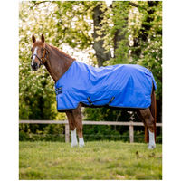 Produktbild von Amigo Hero Ripstop Turnout Light Outdoordecke für Pferde Blau Grau 155 cm